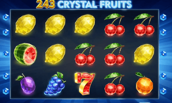 243 Crystal Fruits Mobile Slots UK