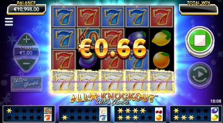 All Star Knockout Extra Gamble on mobile