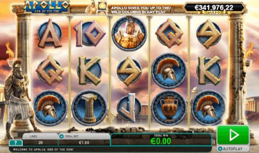 Apollo God Of The Sun UK Mobile Slots