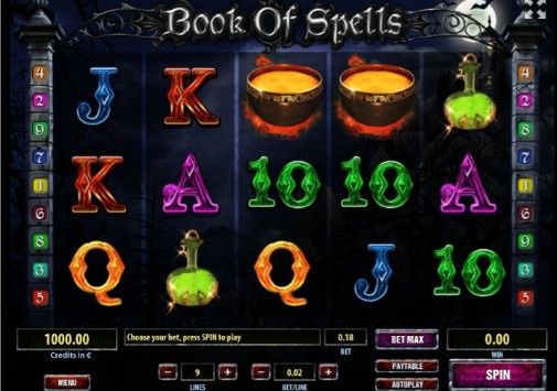 Book of Spells Slot