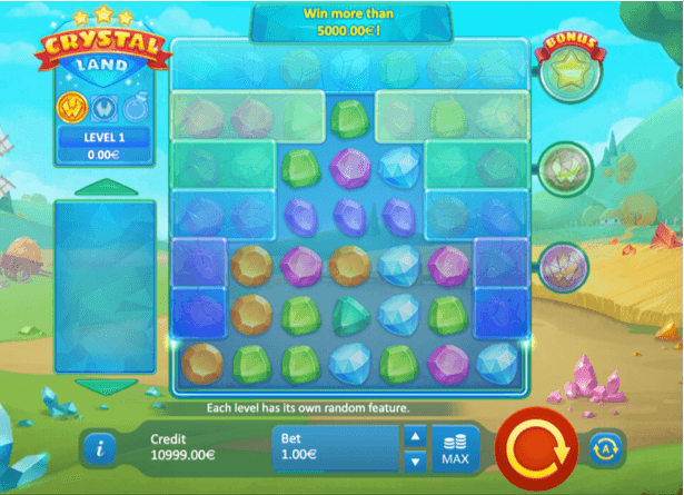 Crystal Land Mobile Slots