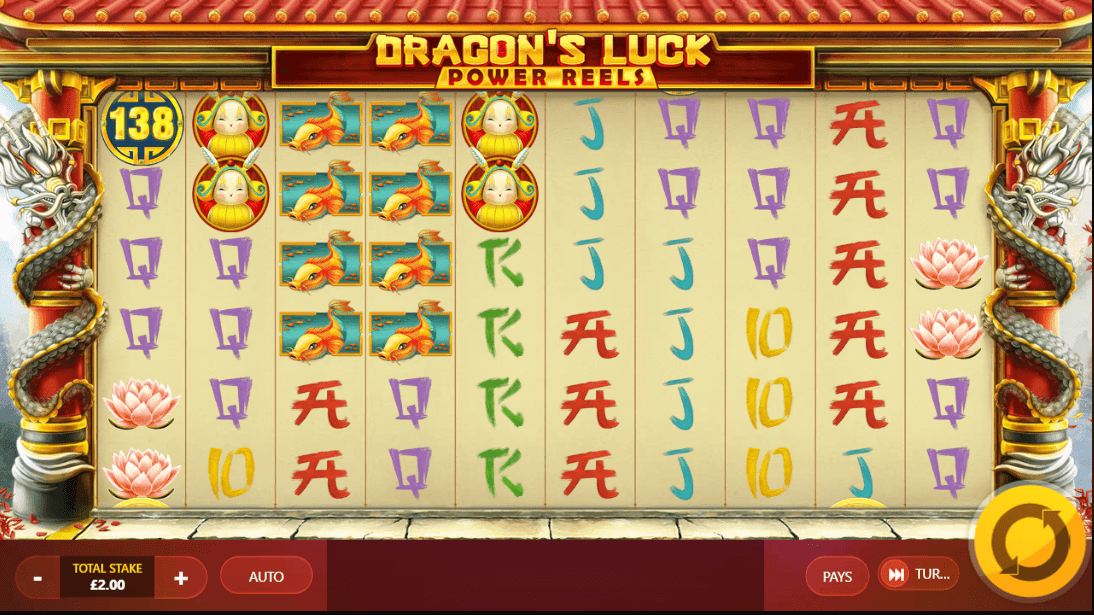 Dragon's Luck Power Reels on mobile