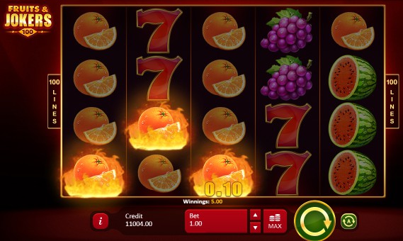 Fruits & Jokers: 100 Lines Mobile Slots