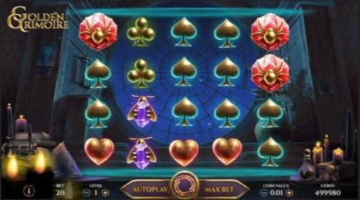 Golden Grimoire UK Mobile Slots