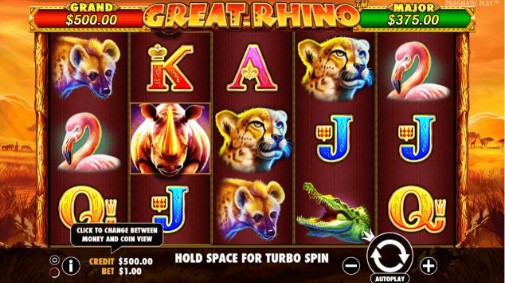 Great Rhino UK Mobile Slots