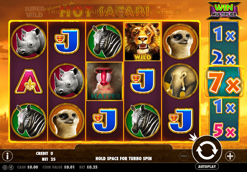 Hot Safari Mobile Slots