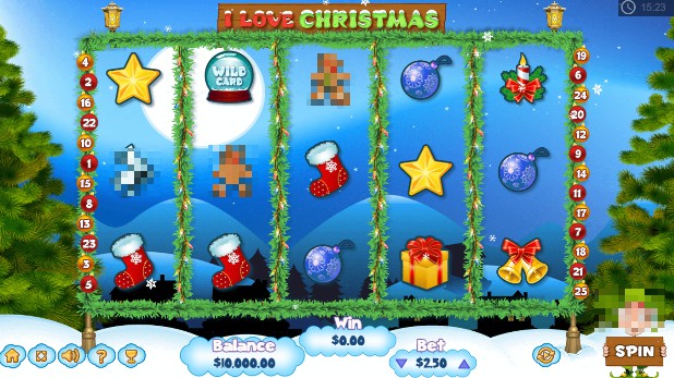 I Love Christmas on mobile