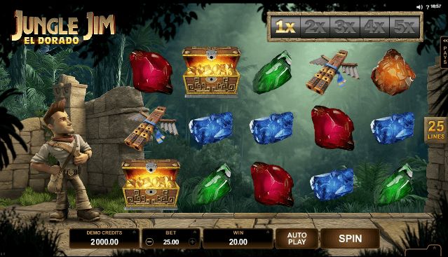 Jungle Jim - El Dorado Mobile Slots