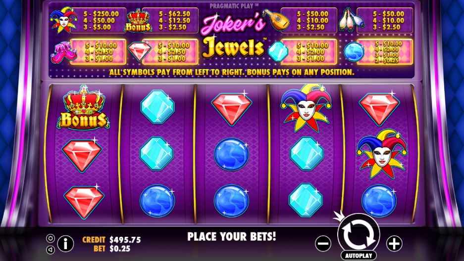 Joker's Jewels Mobile Slots