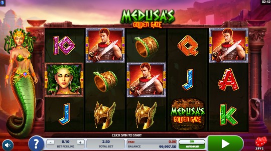 Medusa's Golden Gaze Mobile Slots