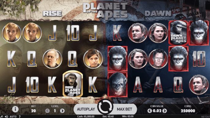 Planet of the Apes Mobile Slots