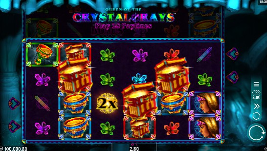 Queen of the Crystal Rays Mobile Slots