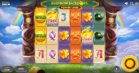 Rainbow Jackpots Power Lines Mobile Slots UK