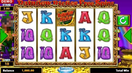 Rainbow Riches Free Spins on mobile