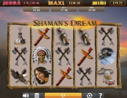 Shamans Dream Jackpot on mobile