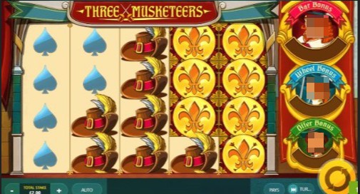 Three Musketeers on mobile