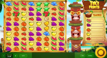 Tiki Fruits on mobile