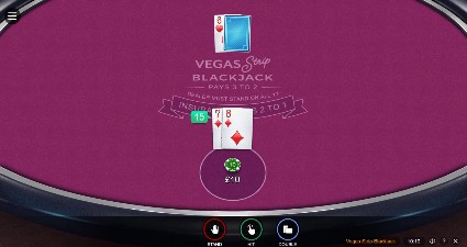 Vegas Strip Blackjack on mobile