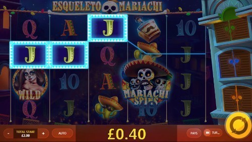 Esqueleto Mariachi on mobile