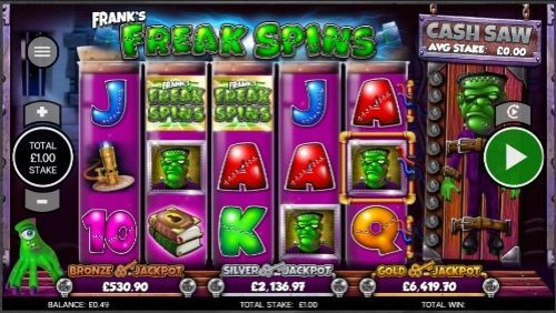 Frank's Freak Spins Mobile Slots UK