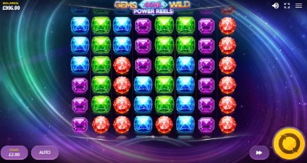 Gems Gone Wild Power Reels on mobile