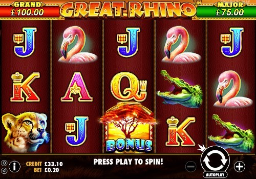 Great Rhino Mobile Slots