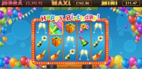 Happy Birthday Jackpot on mobile