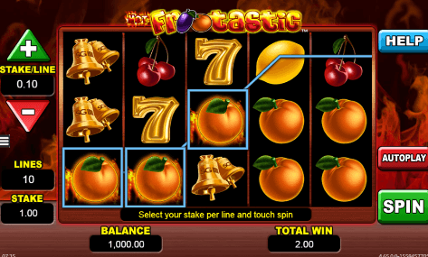 Hot Frootastic Mobile Slots