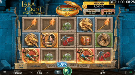 Lara Croft Temples and Tombs Mobile Slots