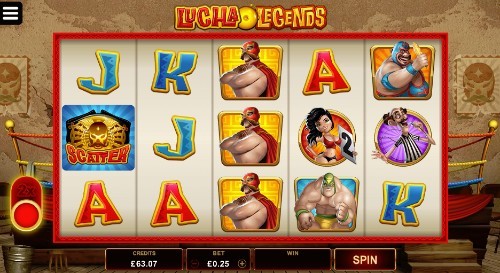 Lucha Legends Mobile Slots