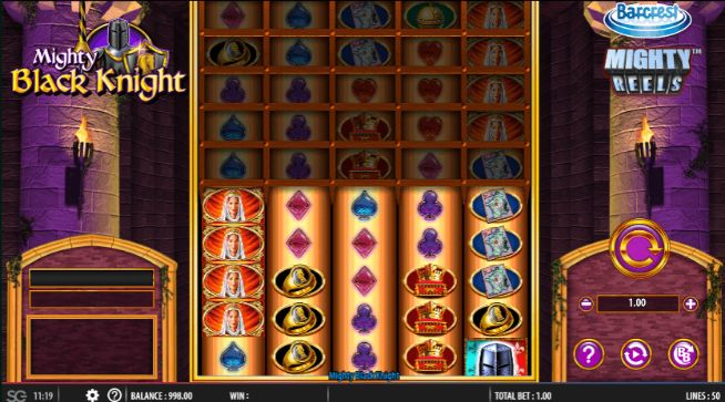 Mighty Black Knight Mobile Slots UK