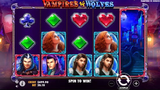 Vampires vs Wolves Mobile Slots